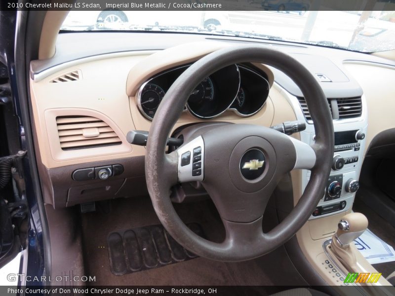 Imperial Blue Metallic / Cocoa/Cashmere 2010 Chevrolet Malibu LS Sedan