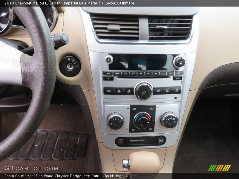 Imperial Blue Metallic / Cocoa/Cashmere 2010 Chevrolet Malibu LS Sedan