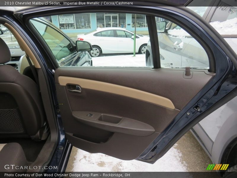 Imperial Blue Metallic / Cocoa/Cashmere 2010 Chevrolet Malibu LS Sedan