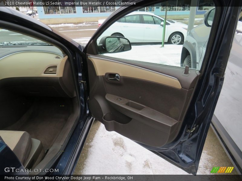 Imperial Blue Metallic / Cocoa/Cashmere 2010 Chevrolet Malibu LS Sedan