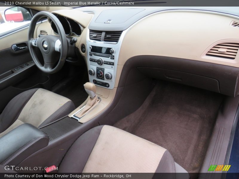 Imperial Blue Metallic / Cocoa/Cashmere 2010 Chevrolet Malibu LS Sedan
