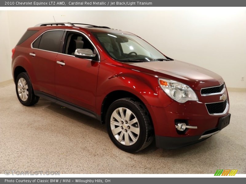Cardinal Red Metallic / Jet Black/Light Titanium 2010 Chevrolet Equinox LTZ AWD