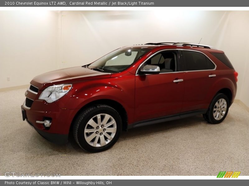 Cardinal Red Metallic / Jet Black/Light Titanium 2010 Chevrolet Equinox LTZ AWD