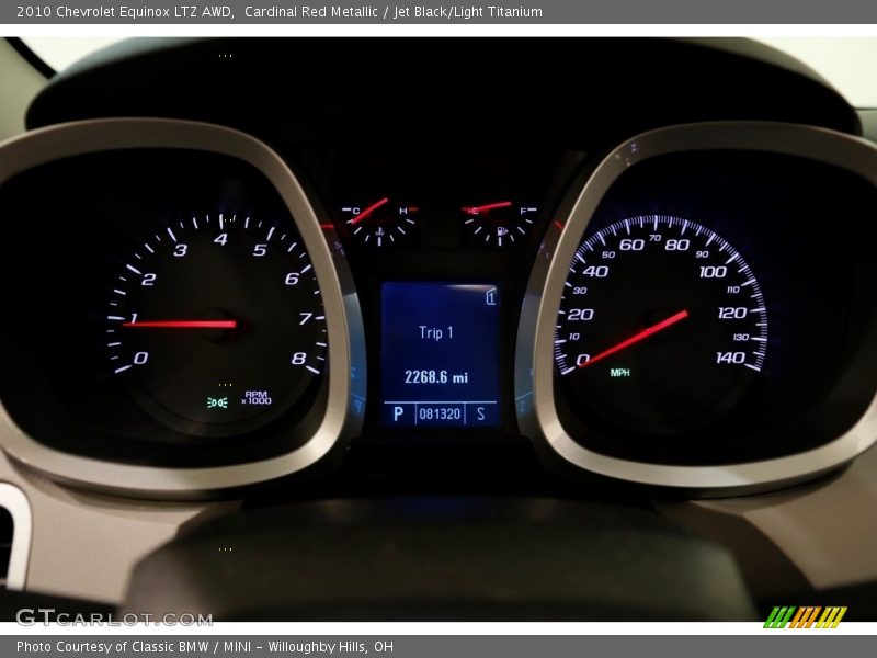 Cardinal Red Metallic / Jet Black/Light Titanium 2010 Chevrolet Equinox LTZ AWD