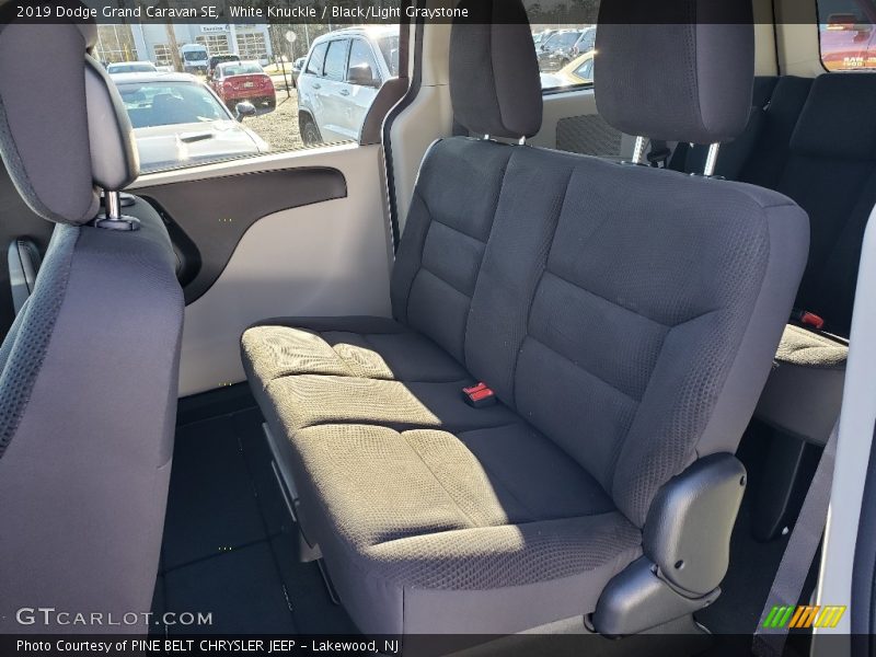 White Knuckle / Black/Light Graystone 2019 Dodge Grand Caravan SE