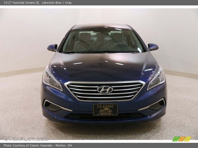 Lakeside Blue / Gray 2017 Hyundai Sonata SE