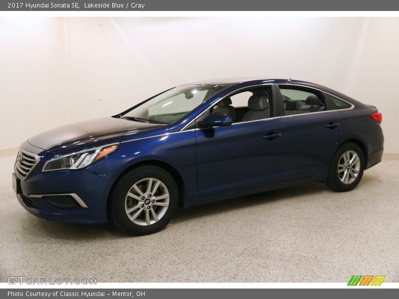 Lakeside Blue / Gray 2017 Hyundai Sonata SE