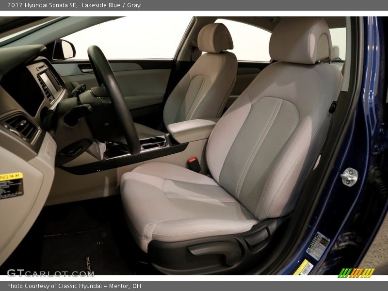 Lakeside Blue / Gray 2017 Hyundai Sonata SE