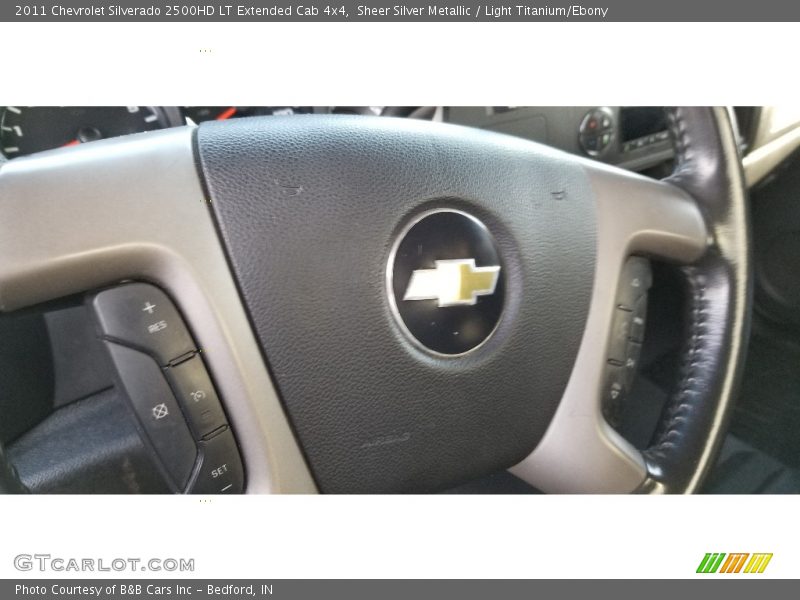 Sheer Silver Metallic / Light Titanium/Ebony 2011 Chevrolet Silverado 2500HD LT Extended Cab 4x4