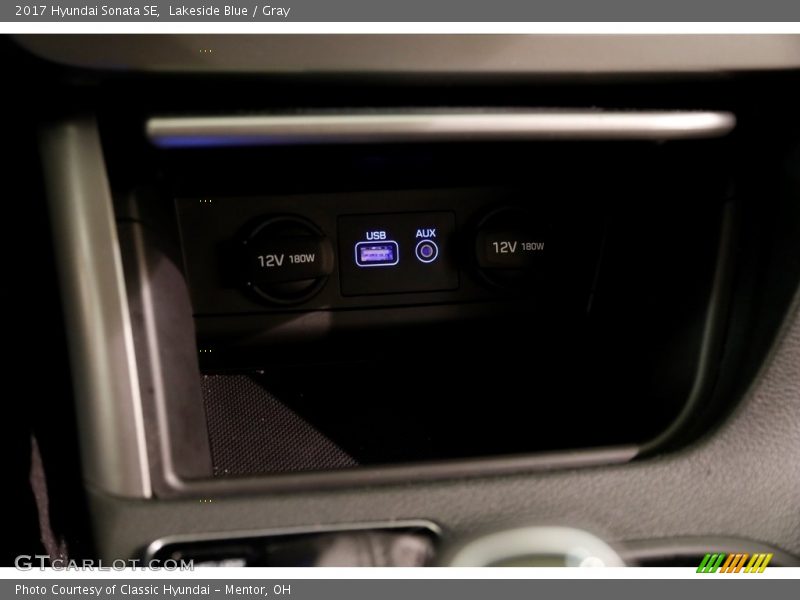 Lakeside Blue / Gray 2017 Hyundai Sonata SE