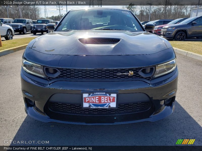 Pitch Black / Black 2019 Dodge Charger R/T Scat Pack