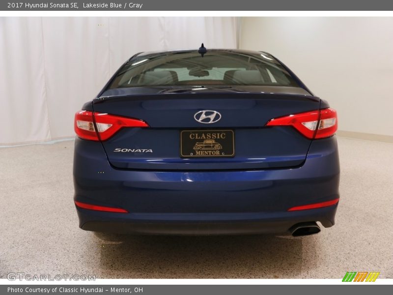 Lakeside Blue / Gray 2017 Hyundai Sonata SE