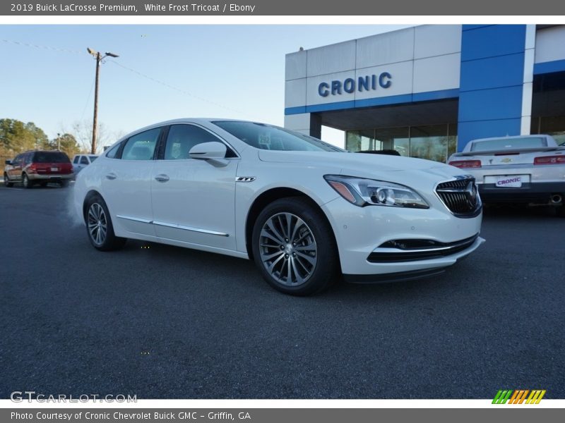 White Frost Tricoat / Ebony 2019 Buick LaCrosse Premium