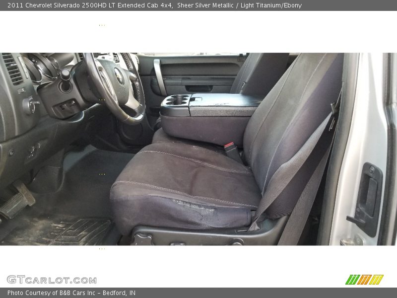 Sheer Silver Metallic / Light Titanium/Ebony 2011 Chevrolet Silverado 2500HD LT Extended Cab 4x4