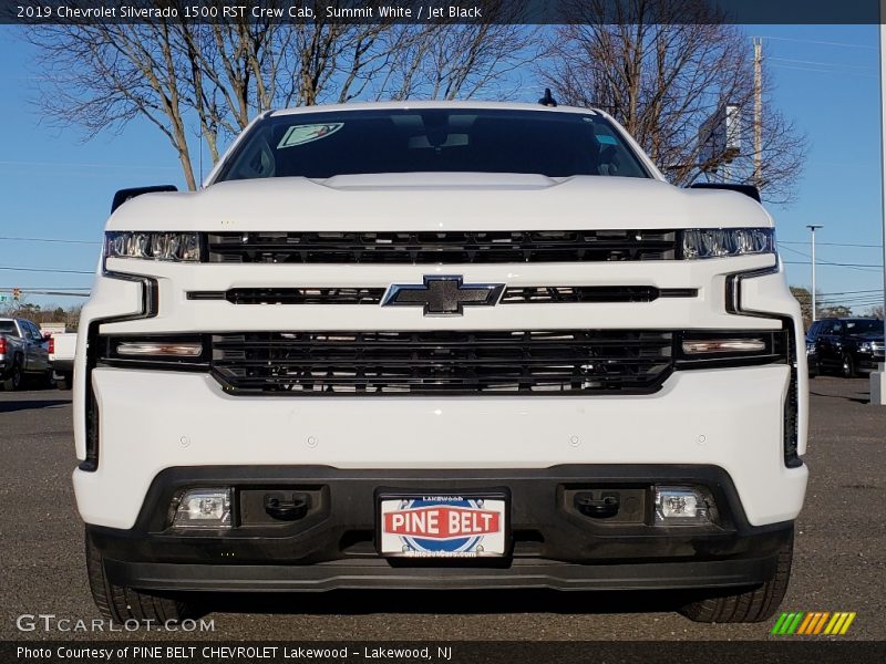 Summit White / Jet Black 2019 Chevrolet Silverado 1500 RST Crew Cab