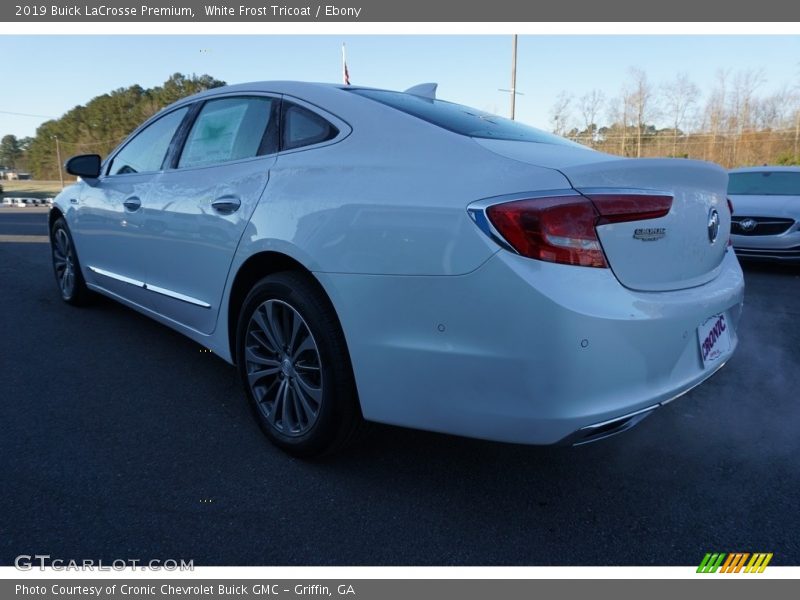 White Frost Tricoat / Ebony 2019 Buick LaCrosse Premium