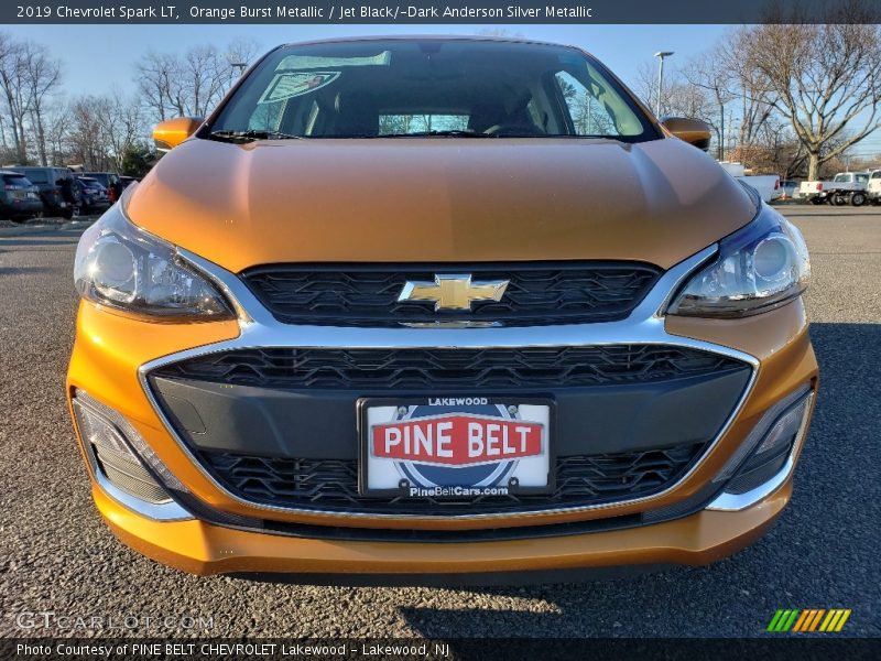 Orange Burst Metallic / Jet Black/­Dark Anderson Silver Metallic 2019 Chevrolet Spark LT