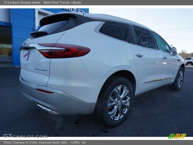 White Frost Tricoat / Ebony 2019 Buick Enclave Avenir