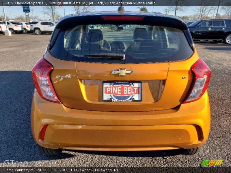 Orange Burst Metallic / Jet Black/­Dark Anderson Silver Metallic 2019 Chevrolet Spark LT