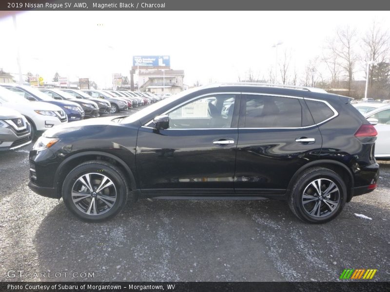 Magnetic Black / Charcoal 2019 Nissan Rogue SV AWD