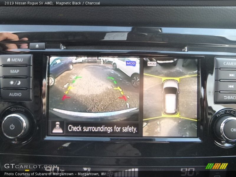 Magnetic Black / Charcoal 2019 Nissan Rogue SV AWD