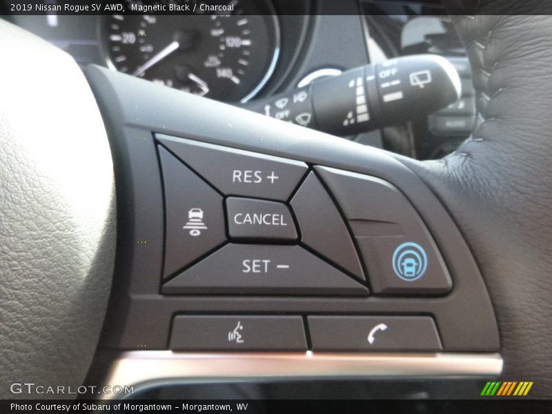 Magnetic Black / Charcoal 2019 Nissan Rogue SV AWD