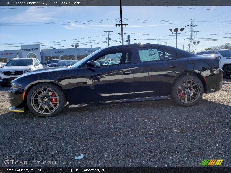 Pitch Black / Black 2019 Dodge Charger GT