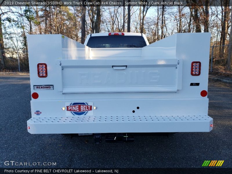 Summit White / Dark Ash/Jet Black 2019 Chevrolet Silverado 3500HD Work Truck Crew Cab 4x4 Chassis