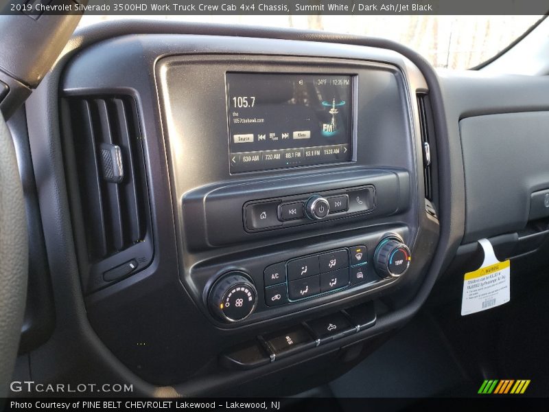 Summit White / Dark Ash/Jet Black 2019 Chevrolet Silverado 3500HD Work Truck Crew Cab 4x4 Chassis