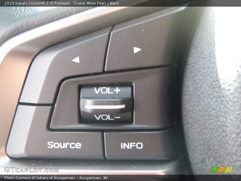 Crystal White Pearl / Black 2019 Subaru Crosstrek 2.0i Premium