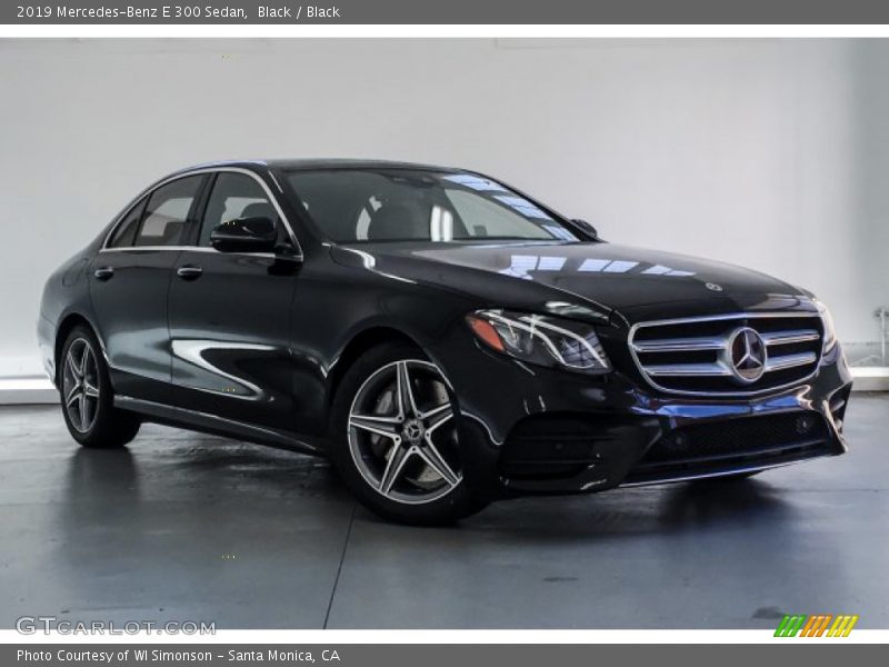 Black / Black 2019 Mercedes-Benz E 300 Sedan