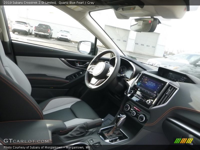 Quartz Blue Pearl / Gray 2019 Subaru Crosstrek 2.0i Limited