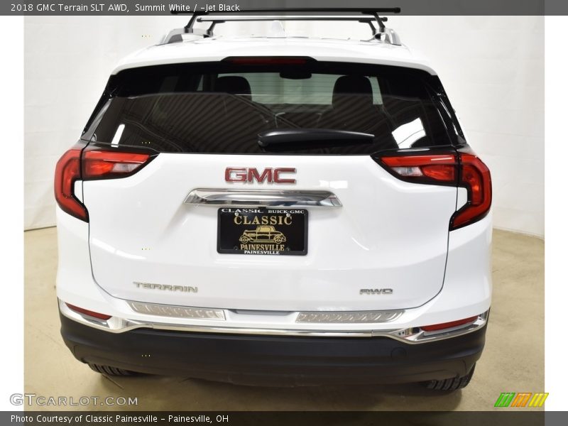 Summit White / ­Jet Black 2018 GMC Terrain SLT AWD