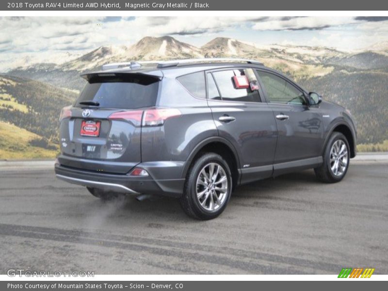 Magnetic Gray Metallic / Black 2018 Toyota RAV4 Limited AWD Hybrid