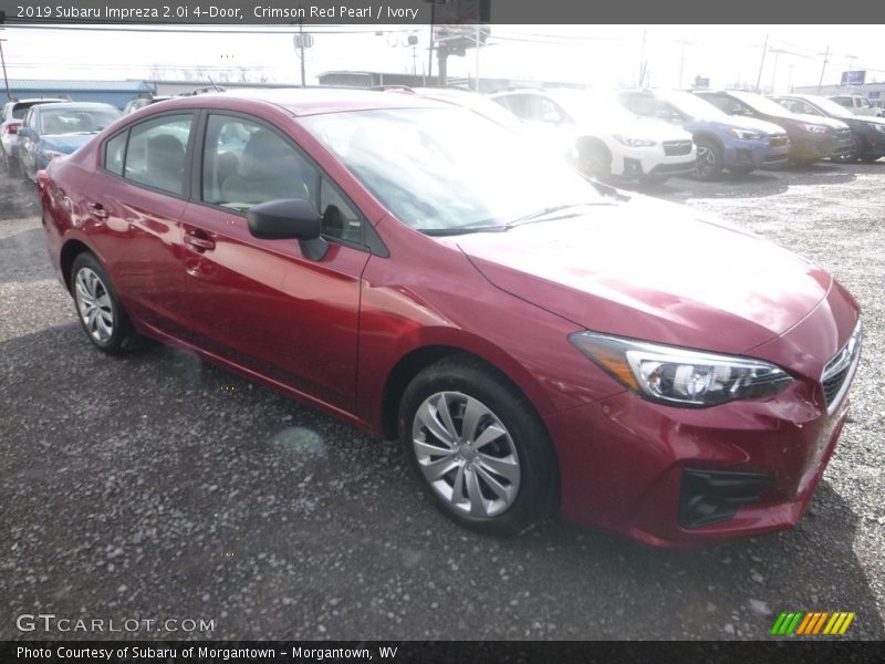 Crimson Red Pearl / Ivory 2019 Subaru Impreza 2.0i 4-Door