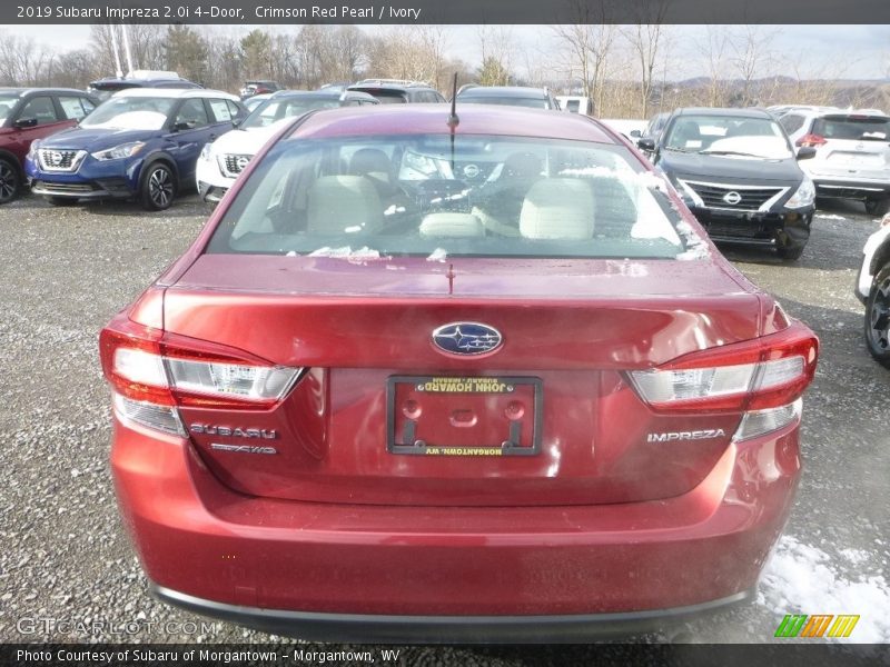 Crimson Red Pearl / Ivory 2019 Subaru Impreza 2.0i 4-Door