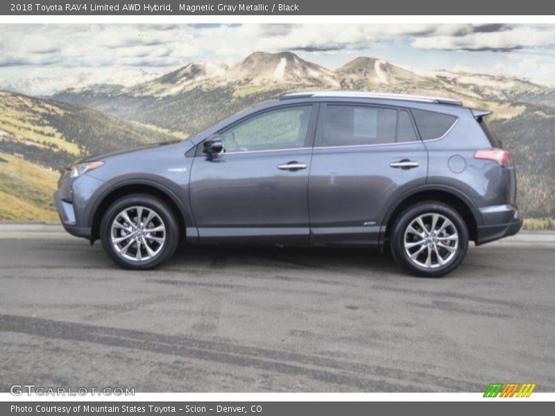 Magnetic Gray Metallic / Black 2018 Toyota RAV4 Limited AWD Hybrid