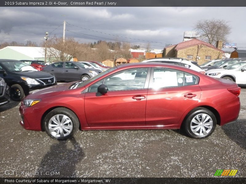 Crimson Red Pearl / Ivory 2019 Subaru Impreza 2.0i 4-Door