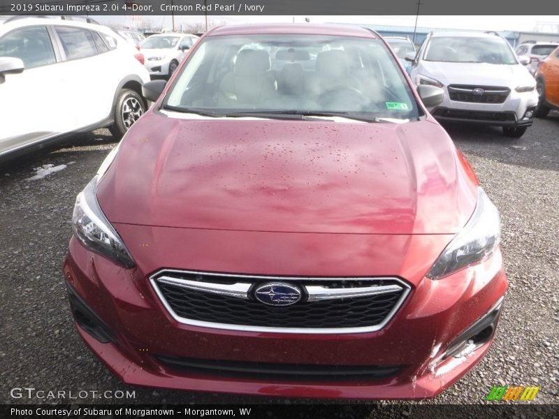 Crimson Red Pearl / Ivory 2019 Subaru Impreza 2.0i 4-Door