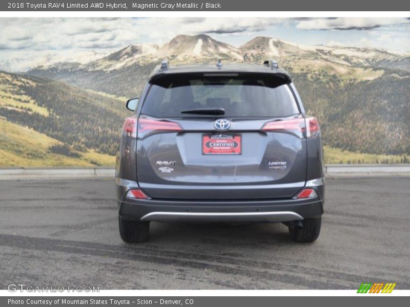 Magnetic Gray Metallic / Black 2018 Toyota RAV4 Limited AWD Hybrid