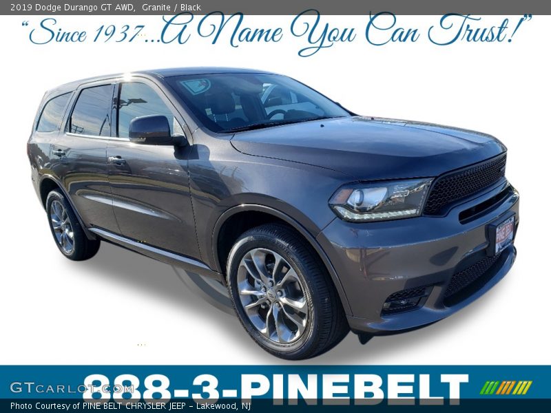 Granite / Black 2019 Dodge Durango GT AWD