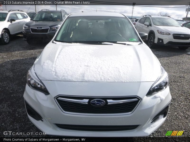 Crystal White Pearl / Ivory 2019 Subaru Impreza 2.0i 4-Door