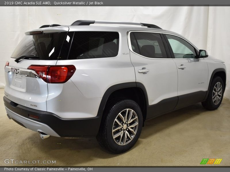 Quicksilver Metallic / Jet Black 2019 GMC Acadia SLE AWD