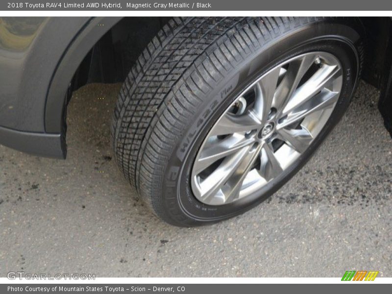 Magnetic Gray Metallic / Black 2018 Toyota RAV4 Limited AWD Hybrid