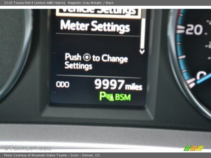 Magnetic Gray Metallic / Black 2018 Toyota RAV4 Limited AWD Hybrid