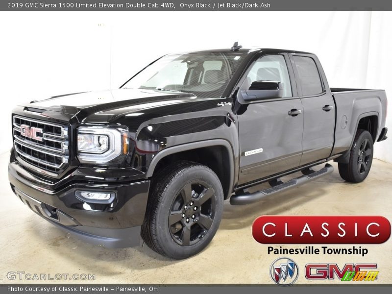 Onyx Black / Jet Black/Dark Ash 2019 GMC Sierra 1500 Limited Elevation Double Cab 4WD