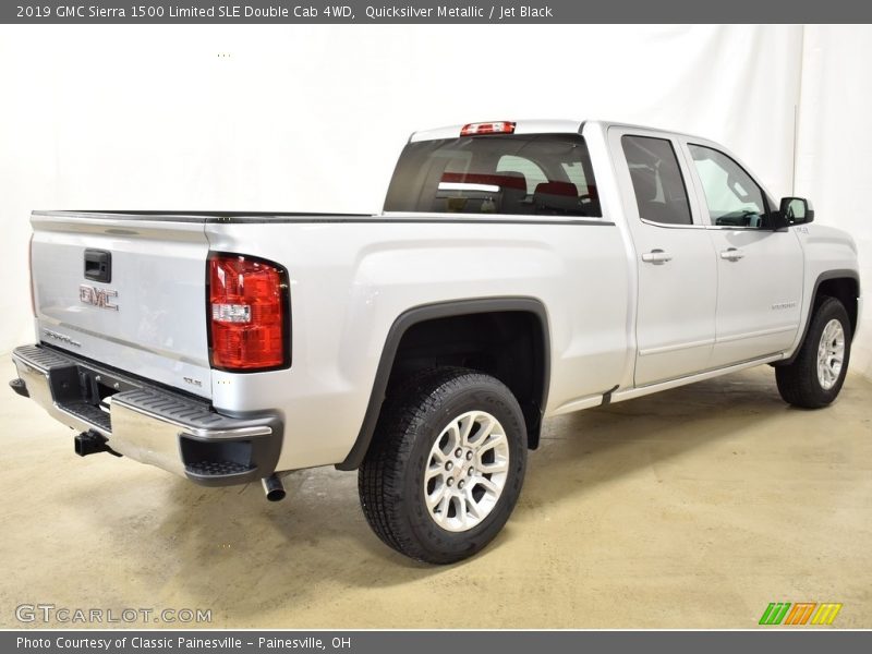 Quicksilver Metallic / Jet Black 2019 GMC Sierra 1500 Limited SLE Double Cab 4WD