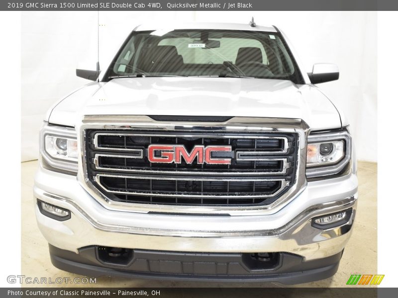 Quicksilver Metallic / Jet Black 2019 GMC Sierra 1500 Limited SLE Double Cab 4WD