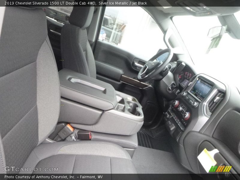 Silver Ice Metallic / Jet Black 2019 Chevrolet Silverado 1500 LT Double Cab 4WD
