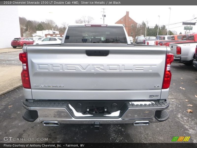 Silver Ice Metallic / Jet Black 2019 Chevrolet Silverado 1500 LT Double Cab 4WD